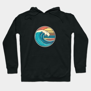 Retro Wave of Kanagawa Hoodie